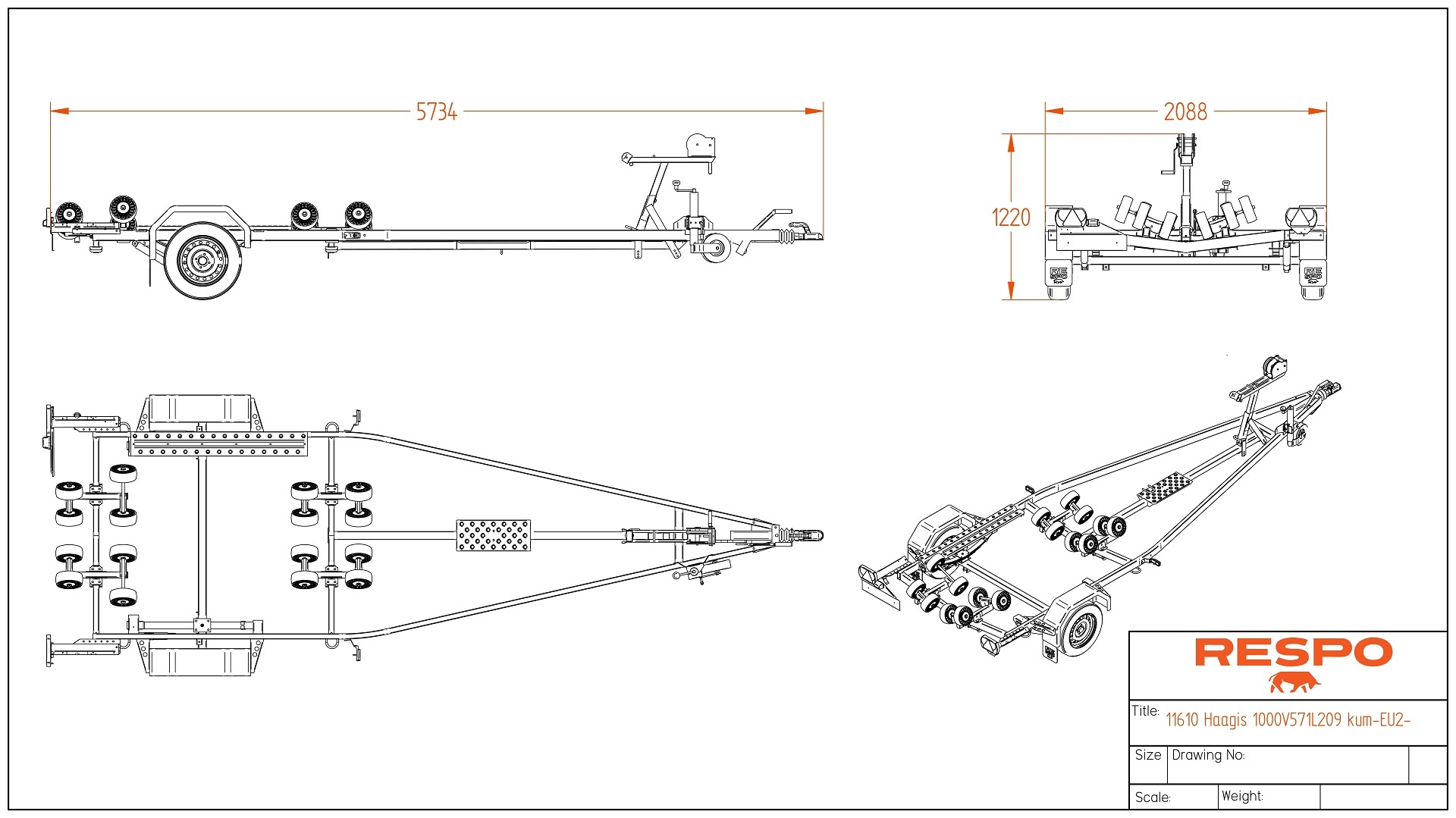 Respo 1000V571L209 Multiroller